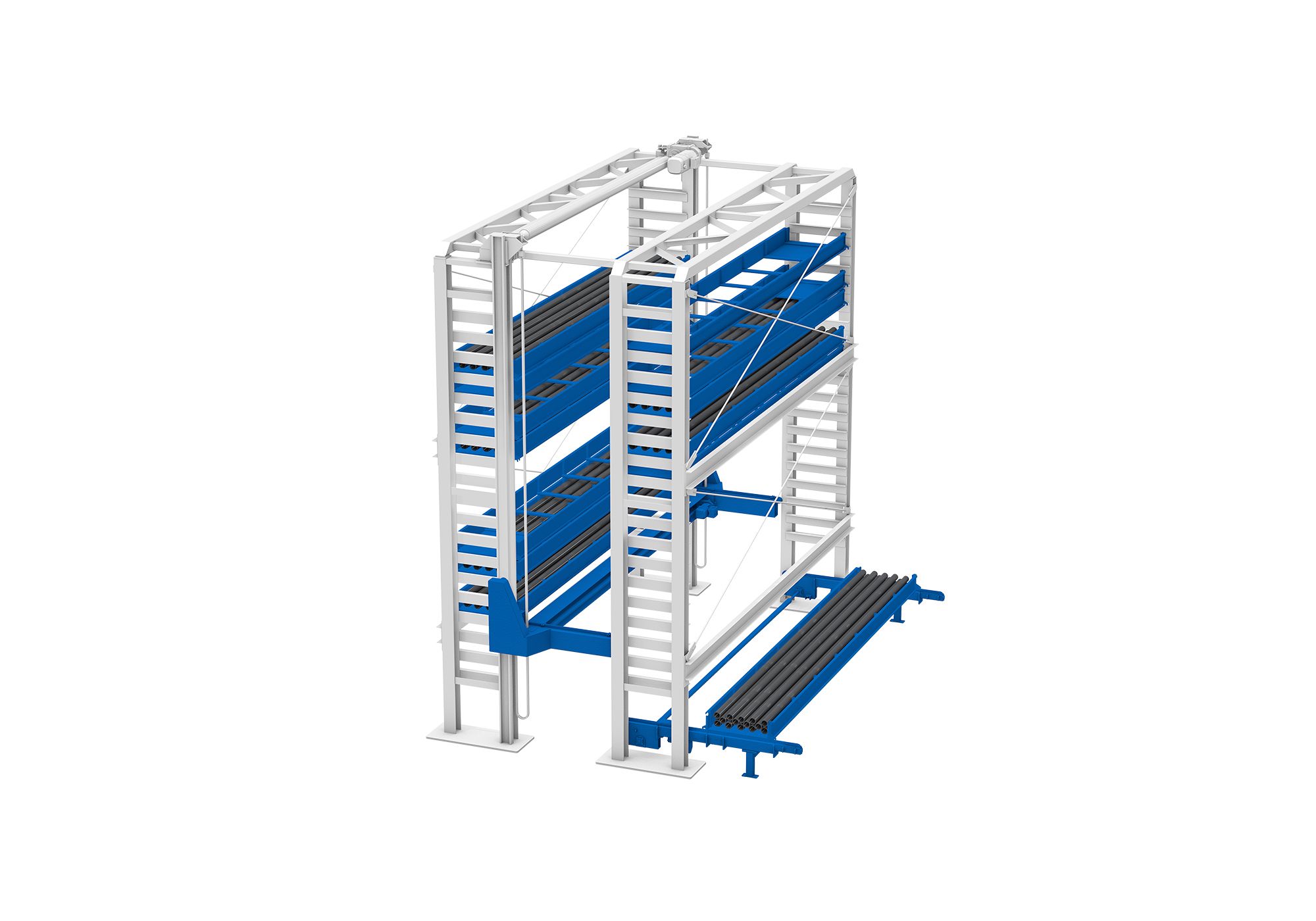 Stopa Steel Racking Transforming long goods storage for tube bending and pipe bending ...