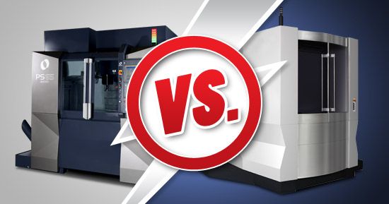 Horizontal vs Vertical CNC machining centers
