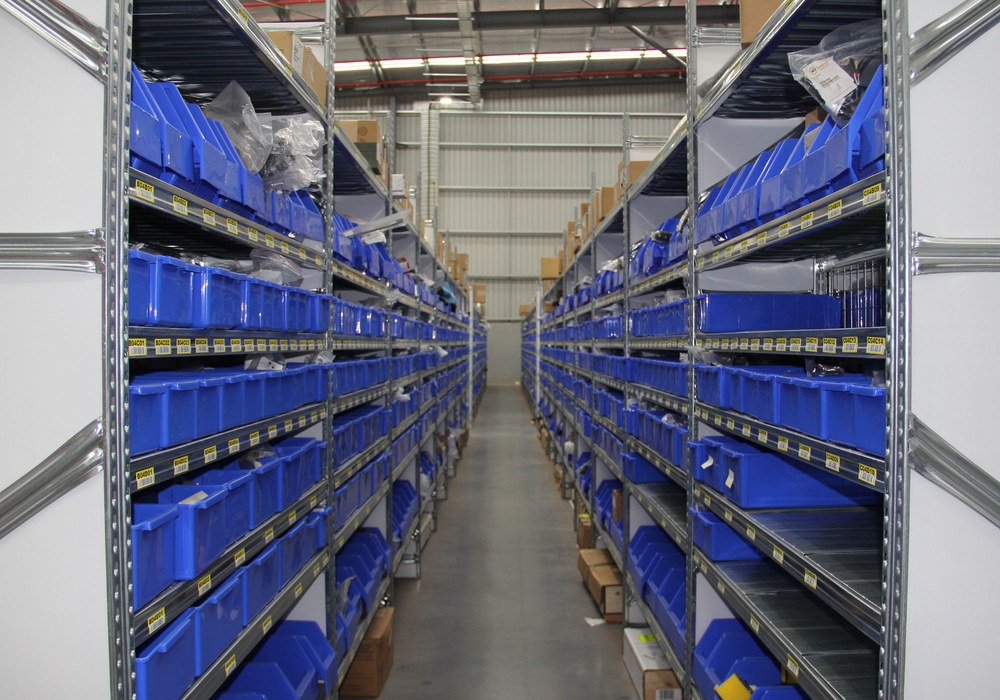 Large distribution centre Adaptalift storage solutions