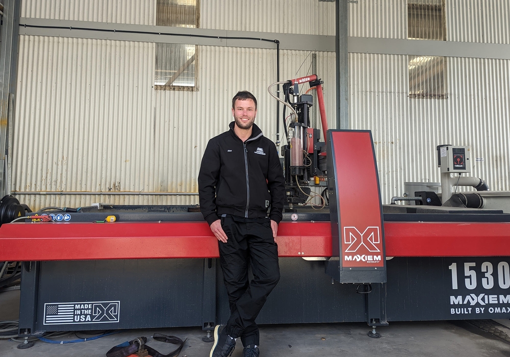 General Manager Alex Harris at Harbro Engineering