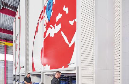 Hanel automated storage and retrieval systems now available in custom brand colours across ANZ