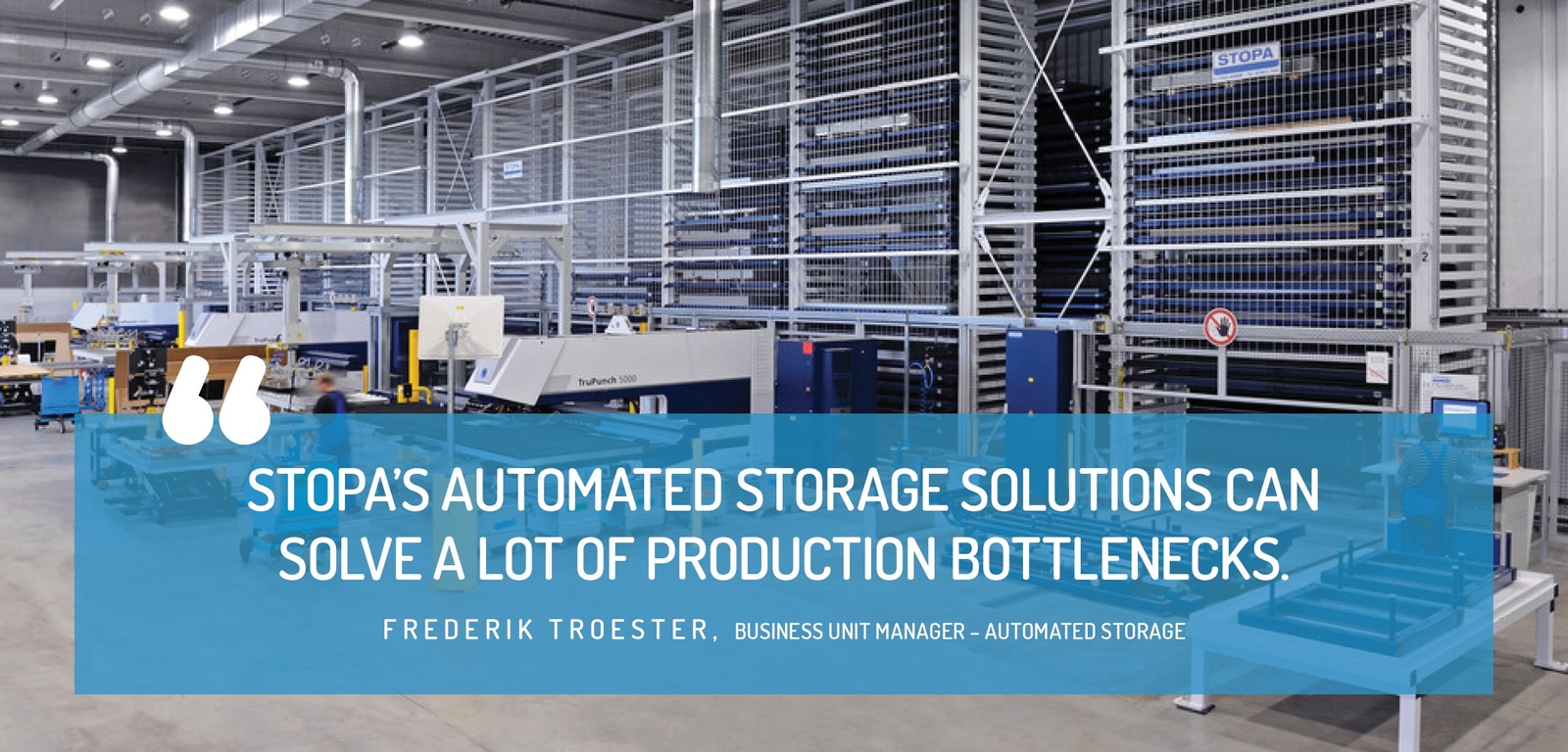 STOPA’s Storage Solutions for Automated Production