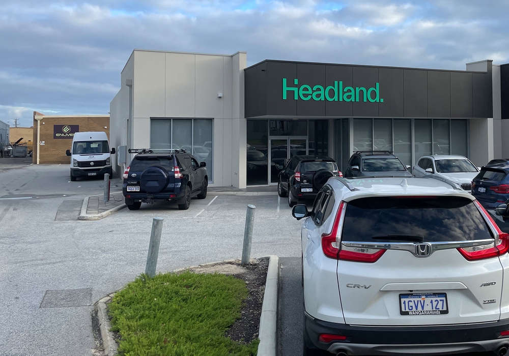 Headland WA office front entrance