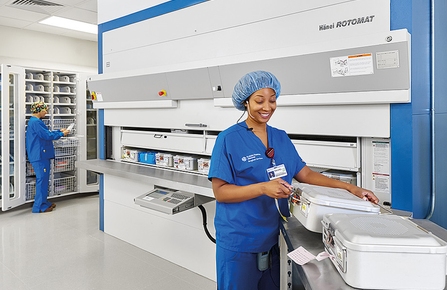 Hänel’s automated storage solution for health-care facilities