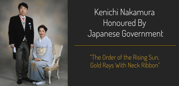 President of Nakamura-Tome Receives Honour from Japanese Government