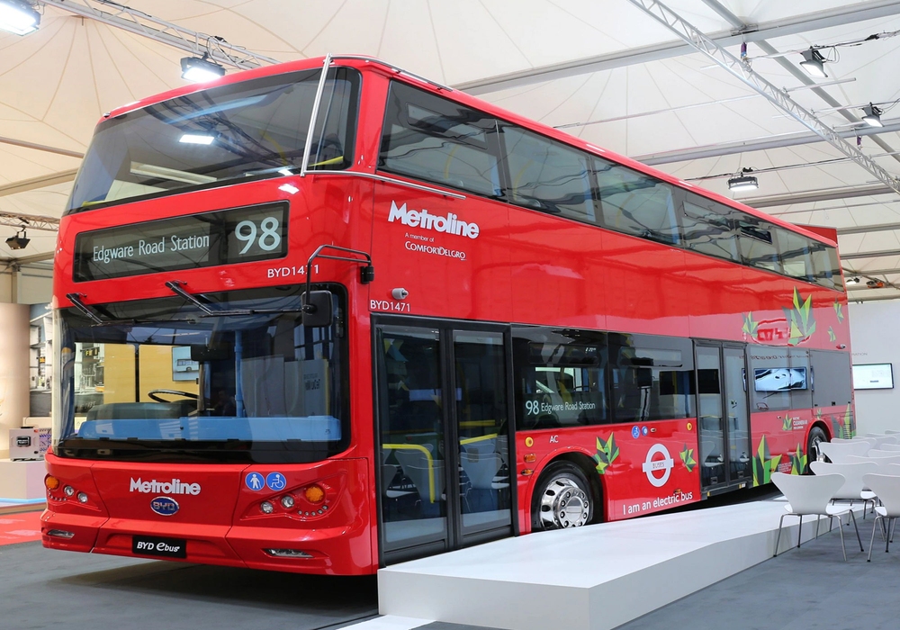 TRUMPF BYD Doppel-decker electro London bus