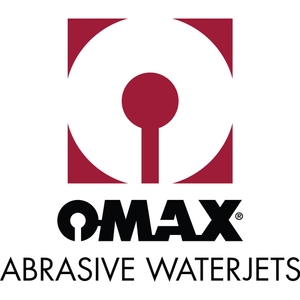 OMAX abrasive water jet cutting logo