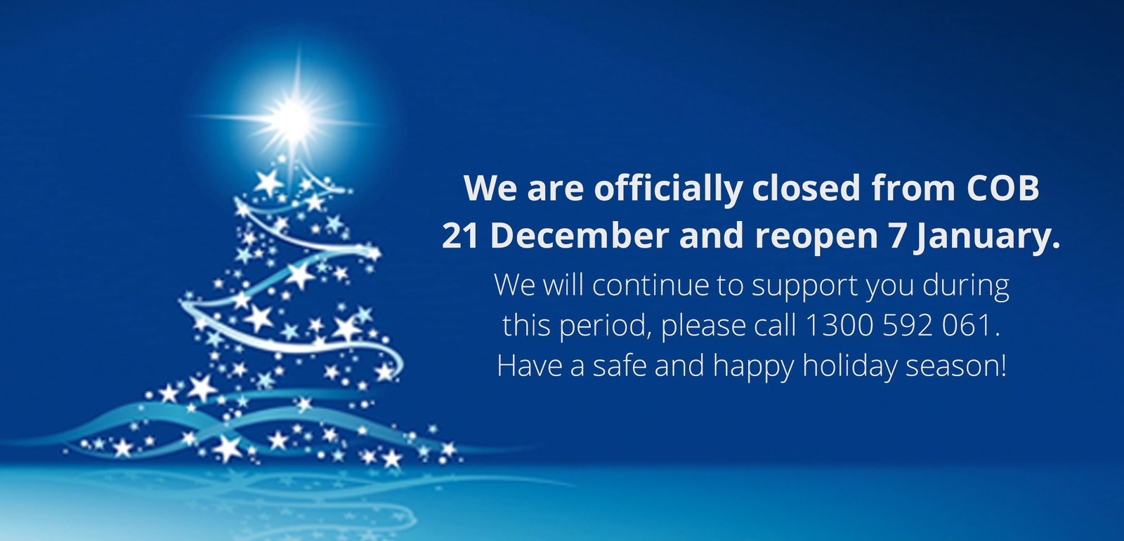 Christmas Support & Hours