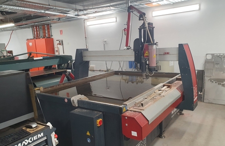 Revitalised: Griffith University’s OMAX MAXIEM 1515 water jet cutting machine gets a second chance