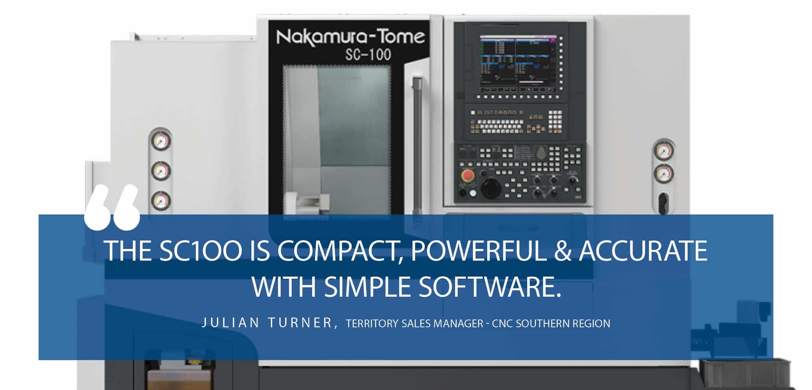 Nakamura-Tome’s SC100, Twin Spindle with Milling
