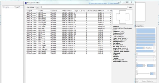 Job Order Interface