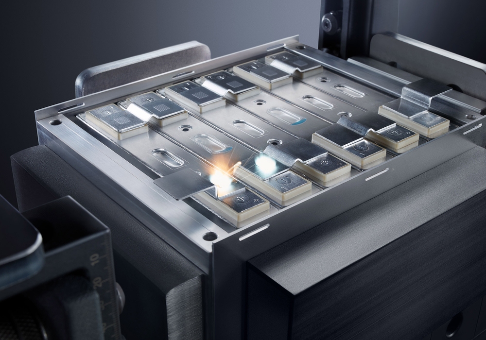 TRUMPF Contact welding enclosed Lithium iron battery