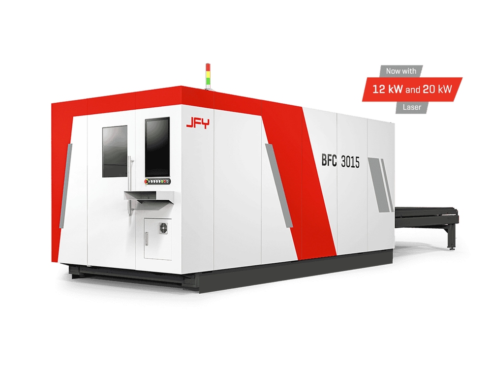 JFY BFC 3015 w. 12 KW laser