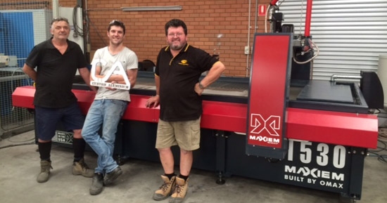 Custom Aluminium is Reaping the Rewards with the OMAX Water Jet