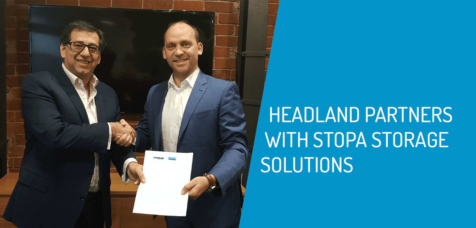 Headland Partners with Stopa Storage Solutions