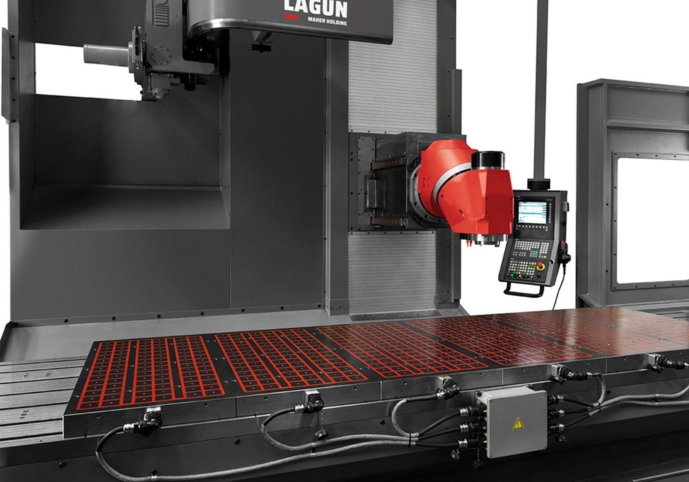 LAGUN inside magnetic parts of milling machine