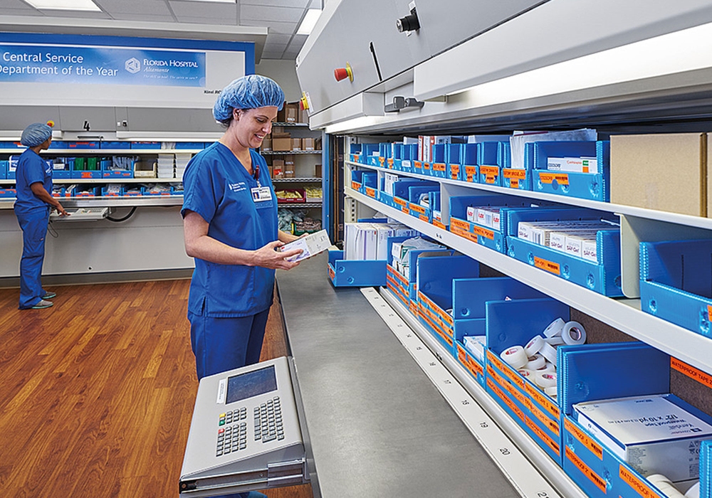 Hanel Storage solutions Rotomat for the health sector and medical industry